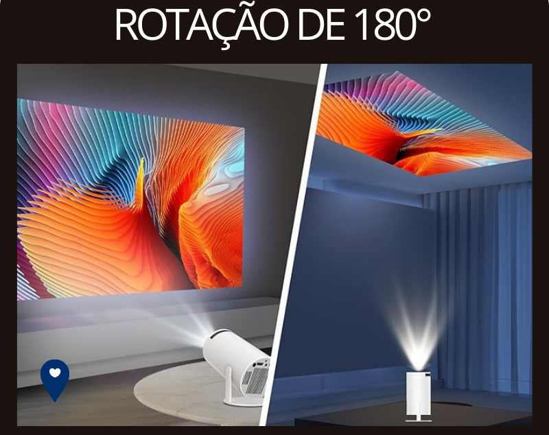 Projetor Portátil 4K MAGCUBIC - ecommercedagente