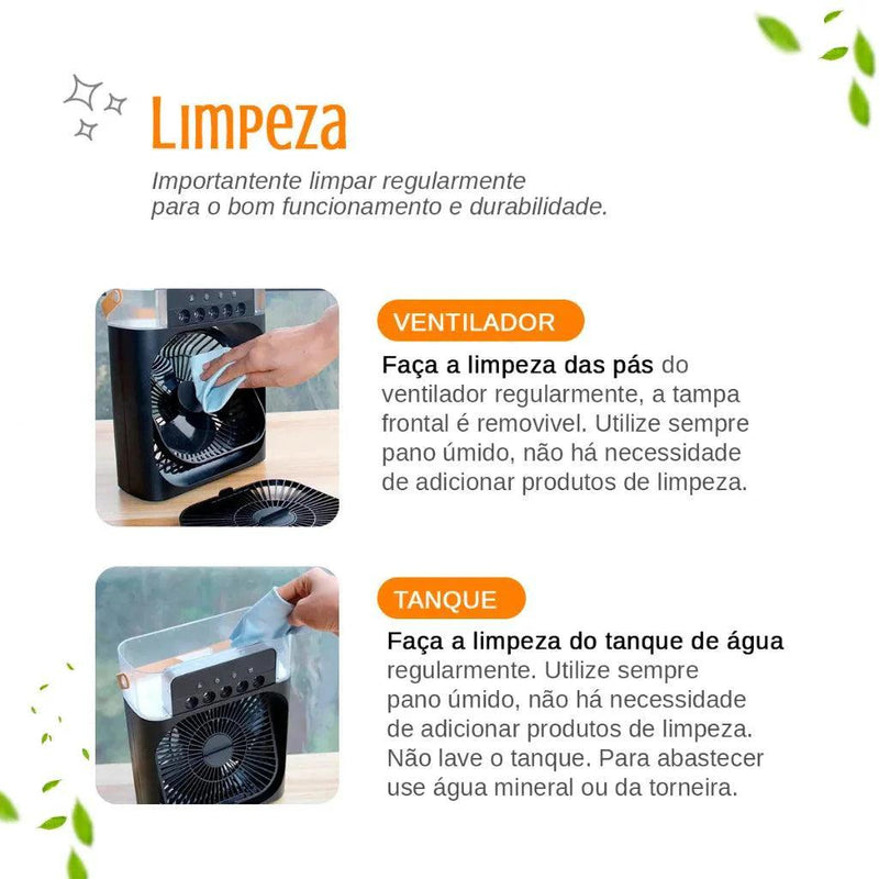 Mini Climatizador Umidificador Inteli ™ - ecommercedagente