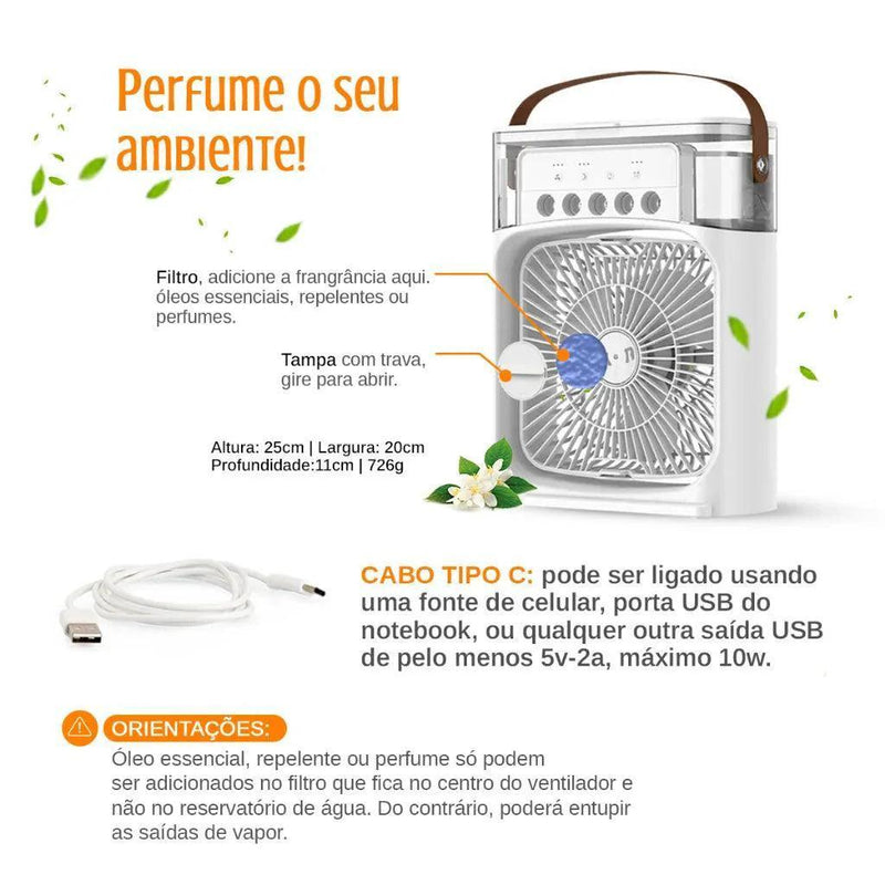 Mini Climatizador Umidificador Inteli ™ - ecommercedagente